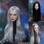 1/6  SUPER DUCK SDH038 엘프 여성헤드 4종 커스텀헤드 12인치 뷰티헤드  슈퍼덕 : 꿀템마을