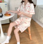 S0169 토리잠옷 러블리 리본 반팔 잠옷세트 홈웨어 파자마파티 : 모아하루