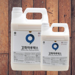 강화마루 왁스 3.75L 왁스 원목 목재전용 바닥코팅제 강당 체육관 사무실 강화마루전용 : 청원상사