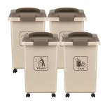 재활용분리수거함 다용도 사무실 솔보 30L 50L 쓰레기통 4P : 수앤서마켓C
