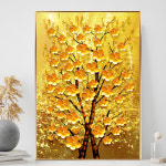 금전수 돈나무 그림액자 개업선물 대형 인테리어 거실 돈들어오는그림 재물가득 황금나무 : 하루애디자인