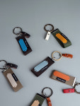 DIY키트 업사이클링 키링 10개 자투리가죽 새활용 업사이클링 UPCYCLED : 가죽공예 연지공방