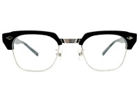 셀렉타 안경 SELECTA B.L.S-2 C2 바슈롬 세이프티 47 사이즈 블랙 실버 볼드한 하금테 안경테 : 안경and선글라스