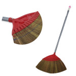 PP손잡이 대나무손잡이 갈대비 세트 (미용실 애견샵전용 청소 빗자루) : 크린월드