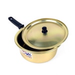 국산 가벼운 손잡이 뚜껑있는 냄비 알루미늄 라면1개 양은 : 서울바이브76