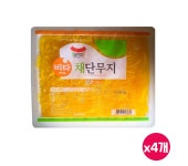 [일가집] 채단무지 2.8kg 1박스x4개입 채썬단무지 국산무 : 노마진푸드몰