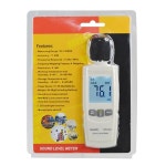 KP1352 LCD 업데이트 장비 소음 측정 디지털 사운드 레벨 미터 데시벨 진단 휴대용 모니터링 용품 테스터 : 허바컴퍼니