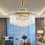대형 거실 샹들리에 까페 조명 식탁 식당 항목 크리스탈 골드 : 마켓 에스
