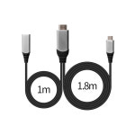 NEXT-2246CHPD 미러링케이블 USB-C to 4K UHD PD 100W충전 : 소울스타일