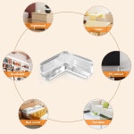 가구 이동 슬라이더 모서리 보호대 의자 다리 캡 패드 발통 운반 업그레이드 된 코너 안전 실리콘 확장 두꺼운 테이블 4 개 16 : 긱이스토어