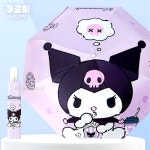 산리오 우산 3단 자동 접이식 투명 비닐 우산 장우산 시나모롤 쿠로미 : 콩나물상사