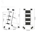 알루미늄 다기능 사다리 접이식 텔레스코픽 연장 실내 휴대용 스텝 심플 꽃 주방 : 모여라샵