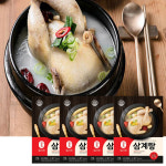 밀리원 삼계탕 1000 1kg X 4팩  유황먹인 국내산 가마치 삼계탕 보양식 영양식 : 푸드홀마켓