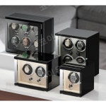 오토매틱 워치 와인더 회전 관리 자동 정리함 보관함 우드 케이스 원목 : 대한글로벌종합상사