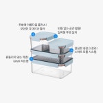 락앤락 비스프리 모듈러 반찬통 반찬정리 10개 트라이탄 밀폐용기 세트 : 유로키친