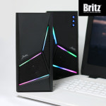 브리츠 컴퓨터 스피커 PC 노트북스피커 USB전원 LED : KC코리아