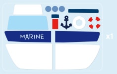 [여름 환경판] DIY 마린호 어린이집 유치원 환경구성 교실꾸미기 : 꼼지락아뜰리에