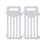 펫홈 펜스 73cm 리필 (화이트&화이트 2pc) 확장형 강아지 울타리 : 퍼피아울렛