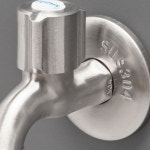 스텐 원형 일반수도꼭지 연결 수도 가랑 베란다수도꼭지 : 뉴바스