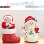 산타 양말 선물 예쁜 아기오르골 매장 장식 카페 인테리어 감성 연주 까페 : 러블리어썸