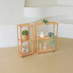 에코상사 원목선반 틈새 2단,3단 수납정리함 높낮이 조절가능 선반 : ECHO DIY