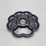 국산 그린메라민 매트 크로바5절 접시 G-0515 업소용 나눔접시 5칸 그릇 g0515 : 온라인키친