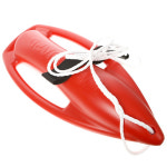 수상인명구조 라이프가드 레스큐 캔 튜브 RED 물놀이구조장비 해양안전 : mizomall