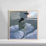 모닝 커피, 700 일러스트 캔버스 : 라이크디즈