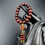 모아모아인패션 | 매듭팔찌 목주팔찌 나무비즈팔찌 단주 절 나뭇잎 패션염주 : 붓다모아