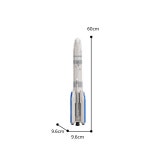 다판다샵9 토성 V 스케일 ESA Arianespace Arianeal 6 로켓 빌딩 블록 키트 우주 발사 차량 에어버스 비행기 장난감 선물 1110 : 다판다샵9