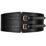 가죽 빅 와이드 코트 재킷 넓은벨트 와이드벨트 일반형 여성 캐주얼 패션벨트 포인트벨트 : 유남스토어