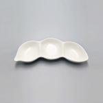 국산 그린메라민 매트 타원3칸종지 G-0518 업소용 종지 소스 초장 그릇 g0518 : 온라인키친