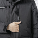 K2 세이프티 겨울 패딩 작업복 상의 점퍼 조끼 분리형 방한복 근무복 제전 F103 : 대니케이