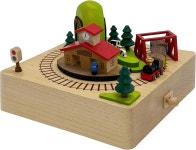 산리오(SANRIO) 목제 오르골 역과기차 H9108 577855 : 저스트더씽