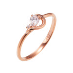 도쿄앤펄 14k 18k 큐빅 듀드롭 반지 : 도쿄앤펄