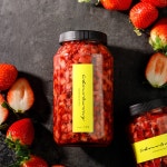 [반반 딸기청] 카페 수제청 대용량 과일청500g 라떼우유 답례품 추석명절 차 선물세트 : 초코써니 수제청 수제과일청