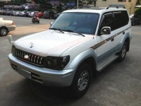 도요타 랜드 크루저 용 LED 블랙 헤드 라이트 PRADO LC 90 2700 3400 램프 L  R 1996-2002 : raymall