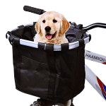 산책가방 펫 앞 원터치 자전거 강아지 브라켓 바구니 애견 : 다팔아오