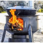 캠핑 화로대 불멍 가마솥 화덕 드럼통 화롯대 만들기 : Volpe