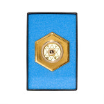 수험생 집중력 향상 - 파워헥스톤- 슈퍼골드형 낱개1개, 유해파차단, 수맥파차단 공부할 때 편리하게 쏙 넣어 가지고 다니는 필수템 : 전우쇼핑몰