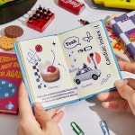 컬러 그래픽 감성 디자인 미니 공책 노트 인테리어 촬영소품 : 세모 팩토리