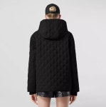[국내배송] 23SS 버버리 여성 다이아몬드 퀼팅 체온조절 후드 재킷 블랙 : mycloset 마이클로젯