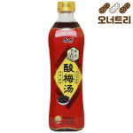 강사부 전통 매실 음료 진피산매 500ml 중국 캉스푸 산매탕 쏸메이탕 : 오너트리