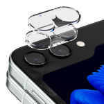 후면 카메라필름 9H 렌즈 풀커버 강화유리 보호 고선명 방탄필름 클리어 갤럭시Z 플립5, 2매입 : 누아트