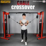 [바디스톤]짐나지움 케이블 크로스오버(양쪽) 웨이트 멀티짐 클럽용 헬스기구 케이블운동 : 바디스톤