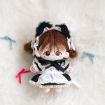 솜인형옷 무속성 아이돌 10cm 인형옷 고양이 메이드복 : 햄과니상점