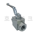 유압 고압 볼밸브 2WAY 1/4 8A : 호스파크