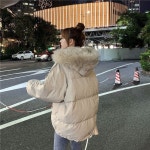 다운 패딩 점퍼 코트 겨울 숏자켓 퍼 후드 재킷 : 달빛동맹