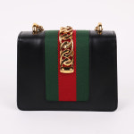 [중고명품엘림] 구찌 블랙 실비 금장 미니 크로스백 431666 : 중고명품엘림