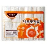 아이존 나무젓가락 200개입 : 주식회사DM